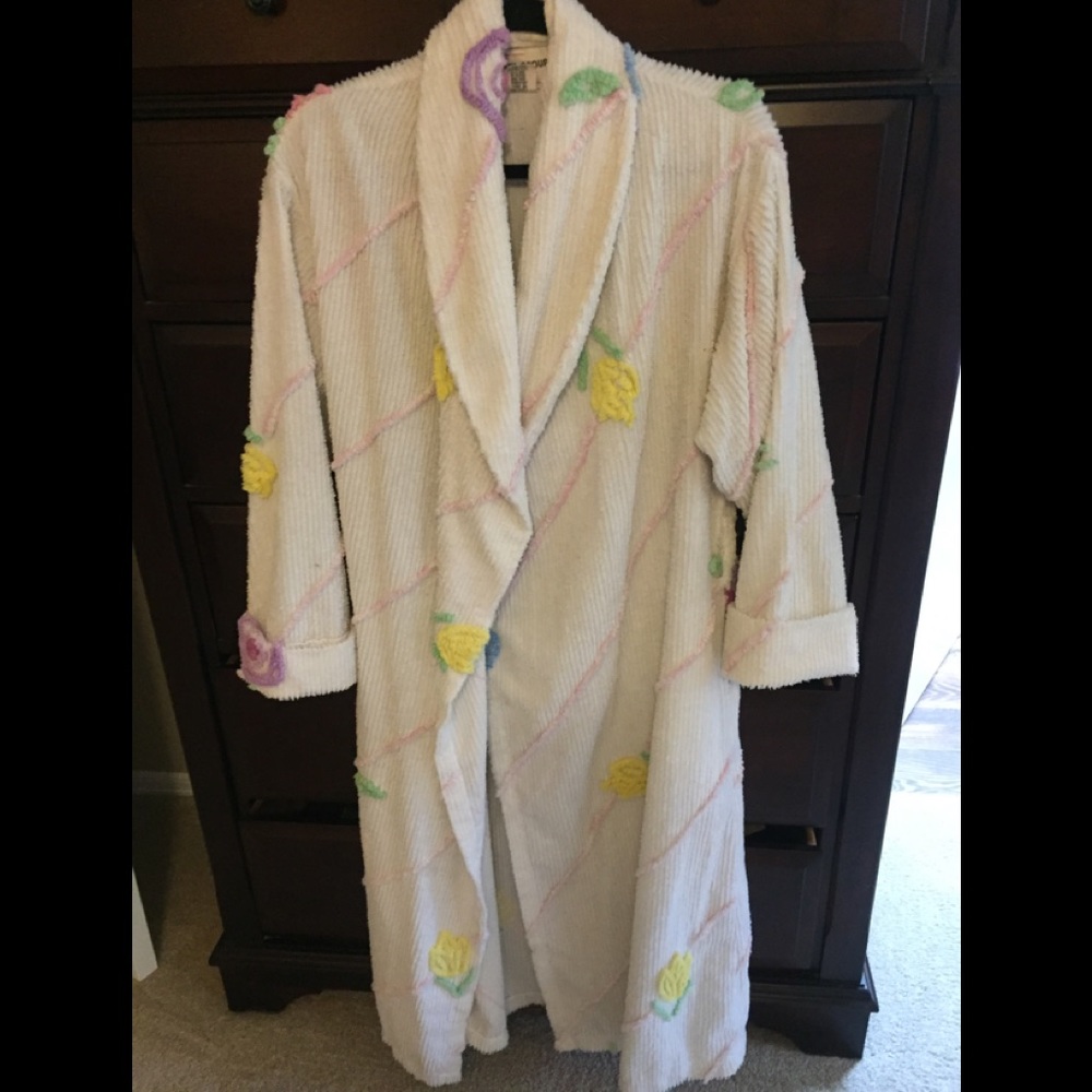 Chenille robe